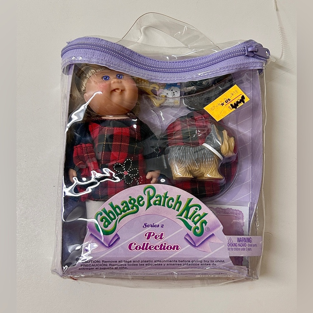 2004 Vtg Cabbage Patch Kids Series 2 Pet Collection Doll Ensemble Kit NWT